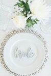 Sweatheart Table Place Setting, Set of Two