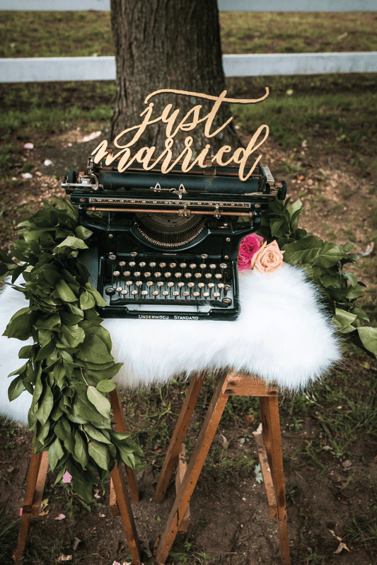 "Just Married" Sign